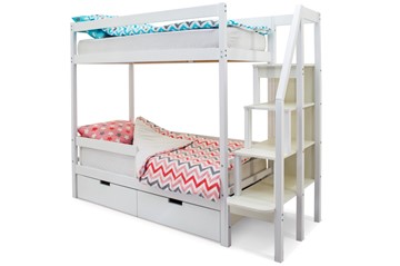 Двухэтажная детская кровать Svogen белый в Самаре