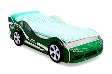 Детская кровать-машина Супра зеленая в Тольятти