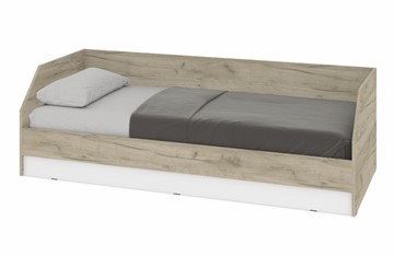 Кровать в детскую Modern О81, Серый дуб - Белый в Самаре