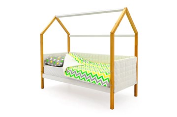 Кровать-домик в детскую «Svogen белая-дерево» мягкая в Самаре