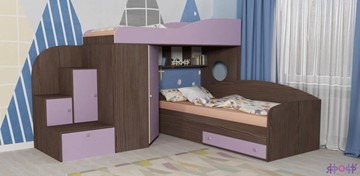 Детская кровать-шкаф Кадет-2, корпус Бодего, фасад Ирис в Самаре