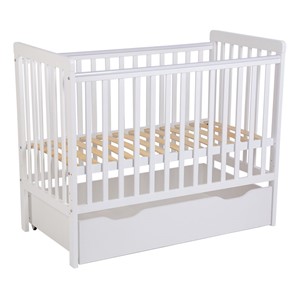 Кроватка для новорожденных POLINI Kids Simple 310-03 Белый в Самаре