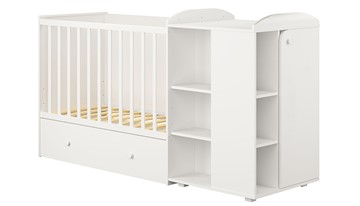 Детская кровать-шкаф с комодом POLINI Kids Ameli 800 Белый, серия AMELI в Самаре