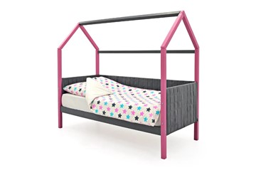 Детская кровать-домик «Svogen лаванда-графит» мягкая в Самаре