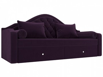 Диван-кровать Сойер, Фиолетовый (Велюр) в Самаре