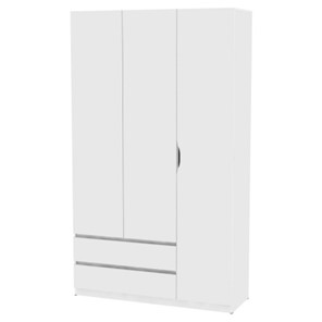 Шкаф 3-х дверный Мальта H217, Белый в Самаре