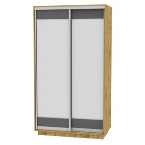 Шкаф 2-х дверный Весенний HK1, 2155х1200х600 (D2D2), ДВ-Графит в Самаре
