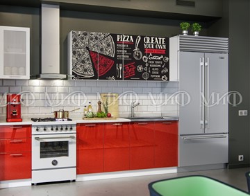 Гарнитур на кухню фотопечать Пицца 2,0 в Тольятти