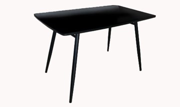 Стеклянный обеденный стол Брик, черный в Самаре