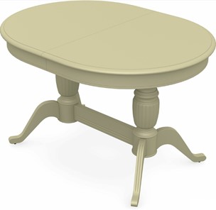 Кухонный стол раздвижной Леонардо-2 исп. Овал, тон 10 (Морилка/Эмаль) в Самаре