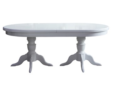 Овальный стол на кухню 3,0(3,5)х1,1 на двух тумбах, (стандартная покраска) в Самаре
