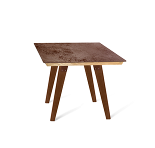 Керамический обеденный стол SHT-TU16 (4 шт.)/ТT8 60/60 (темный орех/прозрачный лак/коричневая сепия) в Самаре