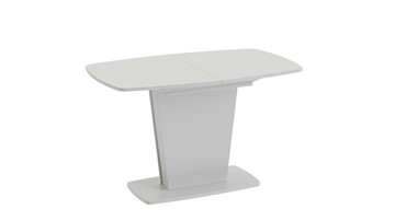 Стеклянный кухонный стол Честер тип 2, цвет Белый/Стекло белый глянец в Сызрани