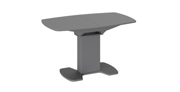 Стеклянный обеденный стол Портофино (СМ(ТД)-105.02.11(1)), цвет Серое/Стекло серое матовое LUX в Самаре
