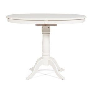Овальный обеденный стол Solerno (ME-T4EX) 70х100+29х75, ivory white (слоновая кость 2-5) арт.12483 в Самаре