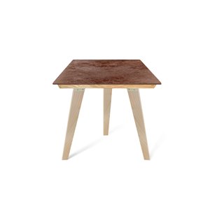 Керамический кухонный стол SHT-TU16 (3 шт.)/ТT8 60/60 (прозрачный лак/прозрачный лак/коричневая сепия) в Самаре