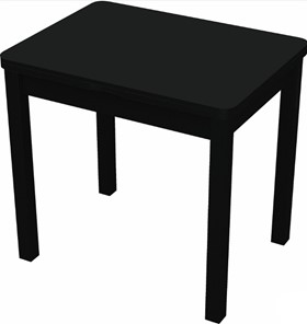 Раздвижной стол Бари дерево №8 (стекло черное/черный) в Сызрани