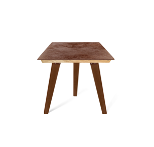 Керамический кухонный стол SHT-TU16 (3 шт.)/ТT8 60/60 (темный орех/прозрачный лак/коричневая сепия) в Сызрани