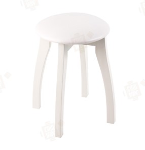 Кухонный стул Луго, аттика белый, каркас массив белый в Тольятти