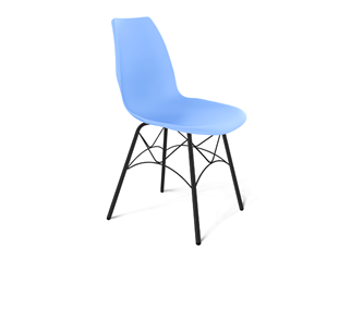 Обеденный стул SHT-ST29/S107 (голубой pan 278/черный муар) в Самаре