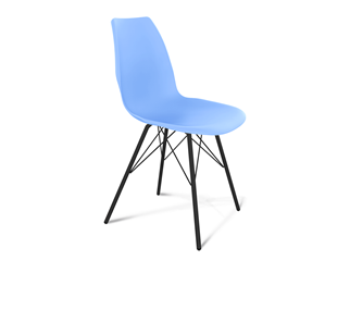 Обеденный стул SHT-ST29/S37 (голубой pan 278/черный муар) в Самаре