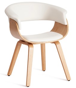 Кухонный стул VIMTA (mod.8021) натуральный/белый арт.13659 в Тольятти