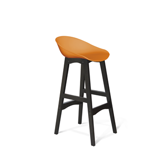 Барный стул SHT-ST19/S65 (оранжевый/венге) в Самаре