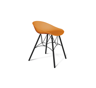 Обеденный стул SHT-ST19/S100 (оранжевый/черный муар) в Самаре