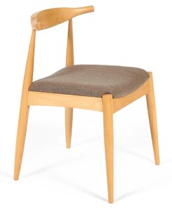 Обеденный стул BULL бук/ткань 54,5x54x75 Натуральный арт.19586 в Самаре