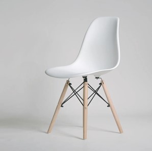 Обеденный стул derstuhl DSL 110 Wood (белый) в Тольятти