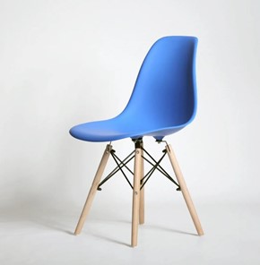 Обеденный стул DSL 110 Wood (синий) в Тольятти