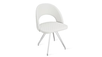 Обеденный стул Гэтсби К4 (Белый матовый/Кож.зам Polo White) в Самаре