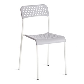 Кухонный стул ADDE (mod.C-049) металл/пластик, 39х49х78, Grey (серый) /White (белый) арт.19256 в Сызрани