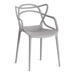 Стул Cat Chair (mod.028) пластик, 54,5*56*84 серый, арт.13276 в Тольятти