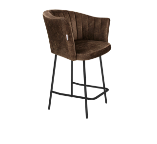 Полубарный стул SHT-ST42-1 / SHT-S29P-1 (кофейный трюфель/черный муар) в Самаре
