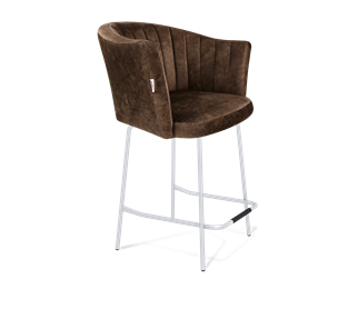 Полубарный стул SHT-ST42-1 / SHT-S29P-1 (кофейный трюфель/хром лак) в Самаре
