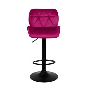 Барный стул Кристалл  WX-2583 белюр бордовый в Самаре