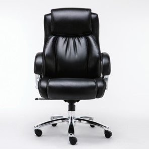 Компьютерное кресло Brabix Premium Status HD-003 (рециклированная кожа, хром, черное) 531821 в Тольятти
