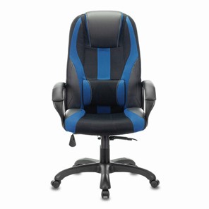 Компьютерное кресло Brabix Premium Rapid GM-102 (экокожа/ткань, черное/синее) 532106 в Самаре