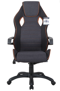 Офисное кресло Brabix Techno Pro GM-003 (ткань, черное/серое, вставки оранжевые) в Тольятти
