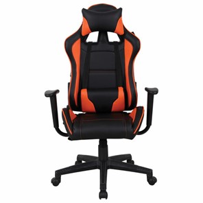 Офисное кресло Brabix GT Racer GM-100 (две подушки, экокожа, черное/оранжевое) 531925 в Самаре