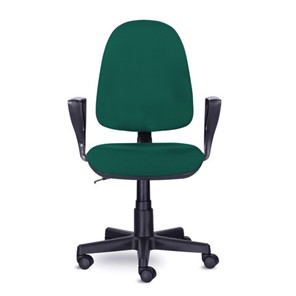 Офисное кресло Brabix Prestige Ergo MG-311 (регулируемая эргономичная спинка, ткань,черно-зеленое) 532421 в Тольятти
