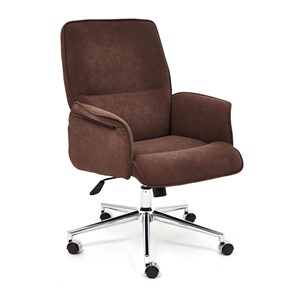 Кресло компьютерное YORK флок, коричневый, арт.13860 в Самаре