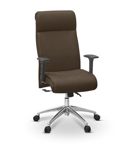 Офисное кресло Dark (подлокотники 3D) экокожа премиум / коричневая CN1116 в Тольятти