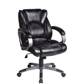 Кресло офисное BRABIX "Eldorado EX-504", экокожа, черное, 530874 в Сызрани