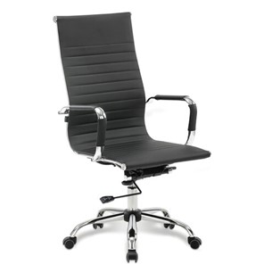 Кресло офисное BRABIX "Energy EX-509", экокожа, хром, черное, 530862 в Сызрани