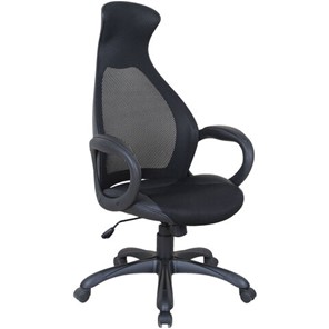 Кресло офисное Brabix Premium Genesis EX-517 (пластик черный, ткань/экокожа/сетка черная)   531574 в Самаре