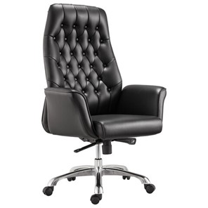 Кресло офисное BRABIX PREMIUM "Legacy EX-750", синхромеханизм, алюминий, экокожа, черное, 532492 в Самаре