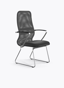Кресло офисное Ergolife Sit 8 B2-9K - X1+Extra (Св.серый-Черный) в Тольятти
