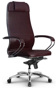 Кресло офисное Metta L 1m 38K2/K мультиблок, нижняя часть 17838 бордовый в Самаре
